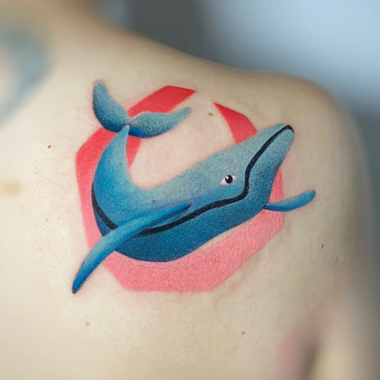 Blue Dolphin — tattoo piece by TIPO